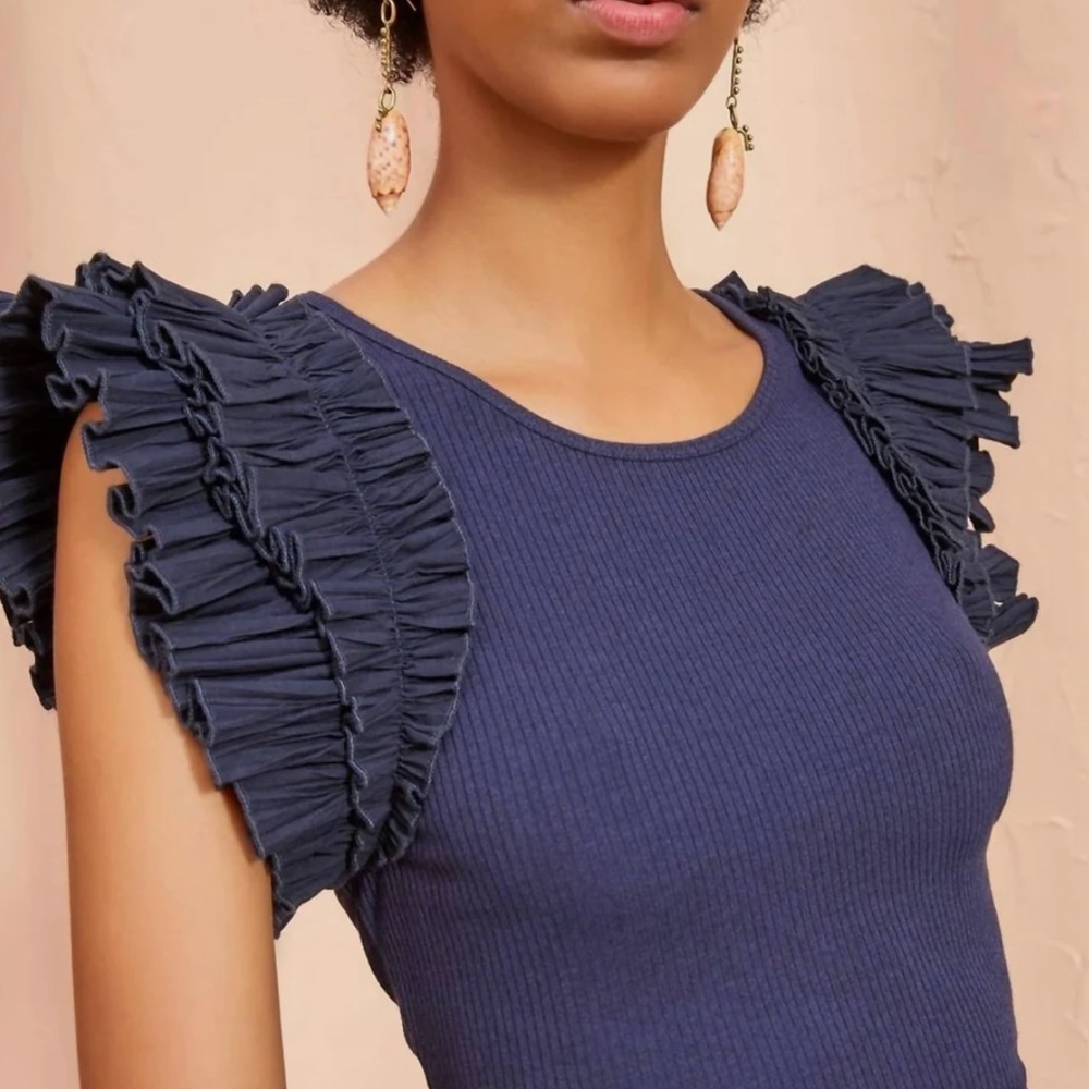 Ulla Johnson Lilo Ruffle Top
